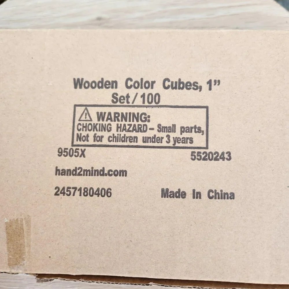 NEW 100 wood color Blocks 1